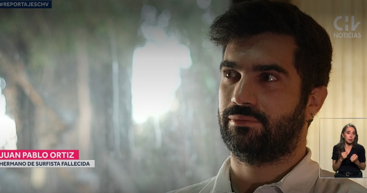 Juan Pablo, hermano de Javiera Ortiz, surfista fallecida en Cobquecura