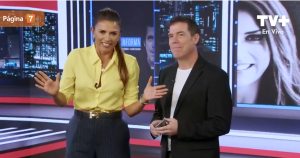 Ivette Vergara y Álvaro Escobar debutaron con noticiero en TV+