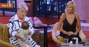 Patricia Maldonado recibió la inesperada visita de su nieto en Tal Cual.