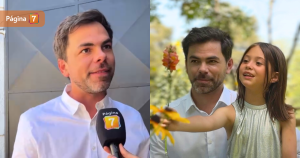 Pipo Gormaz contó cómo aborda las escenas con Violeta Silva, su hija en El Jardín de Olivia