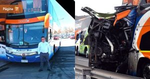 ¿Quién era el conductor de Pullman Bus fallecido en el accidente de la Ruta 5 Norte?