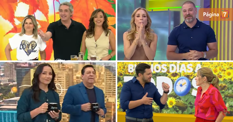 Con más de un punto de diferencia: canal sacó amplia ventaja en el rating matinal de este viernes