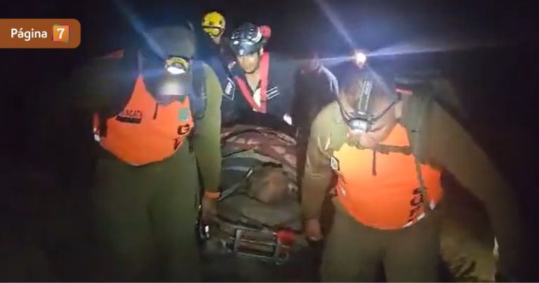 Rescatan a hombre de 86 años en Ovalle: estuvo 4 días atrapado a 600 metros de profundidad