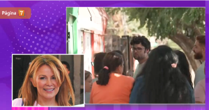 visita de Vicente, hijo mayor de Cathy Barriga, a la cárcel