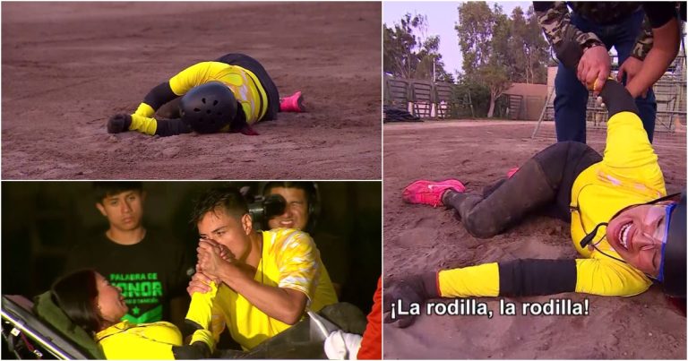 Fanny Cuevas sufrió dolorosa lesión en Palabra de honor y abandonó competencia en ambulancia