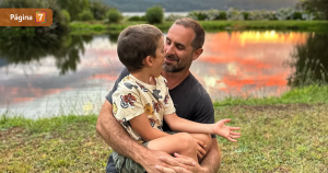 Pascua de Cristián Arriagada y Pedrito Milagros viudo de Javiera Suárez mostró lo grande que está