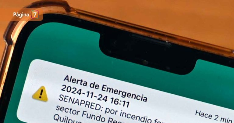 ¿Por qué algunas personas recibieron una Alerta SAE este martes? Senapred aclaró el error