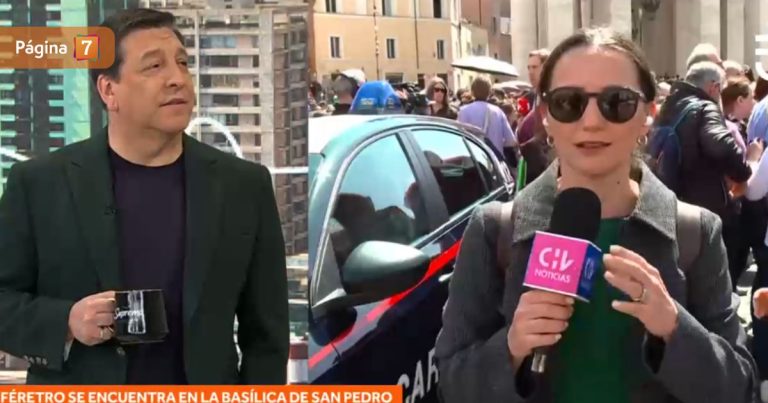 Andrea Aristegui reaccionó a punzante pregunta en despacho desde el Vaticano: “No voy a pelar…”