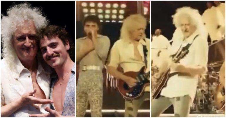 Brian May hace su reaparición en Coachella tras recuperarse de un derrame cerebral