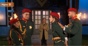 cara a cara de Fanny y Fer Figueroa en Palabra de Honor