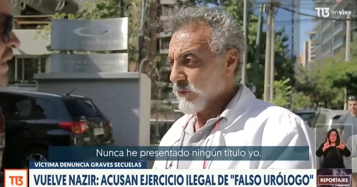 Carlos Nazir, falso urólogo 