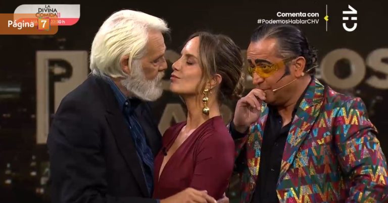 Diana Bolocco y Fernando Kliche vivieron romántico momento en Podemos Hablar: 