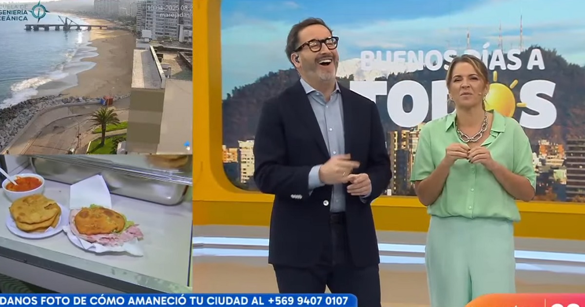 Eduardo Fuentes y Monserrat Álvarez en el Buenos días a todos