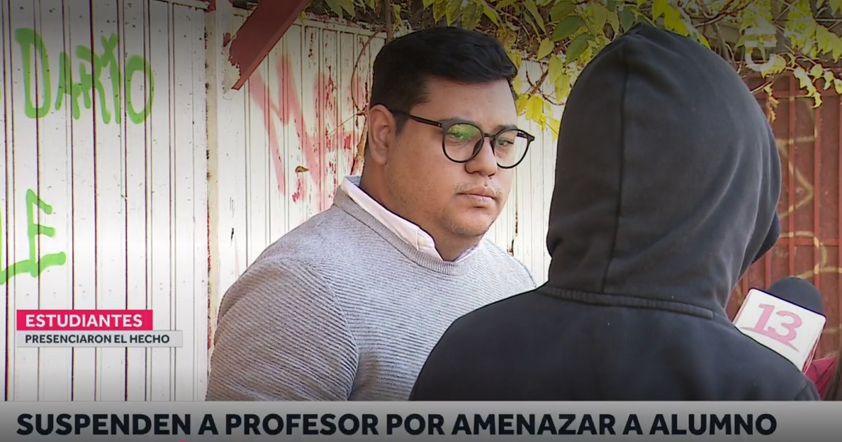 Los alumnos del 3° medio de Centro Educacional San Ramón relataron amenazas de profesor 