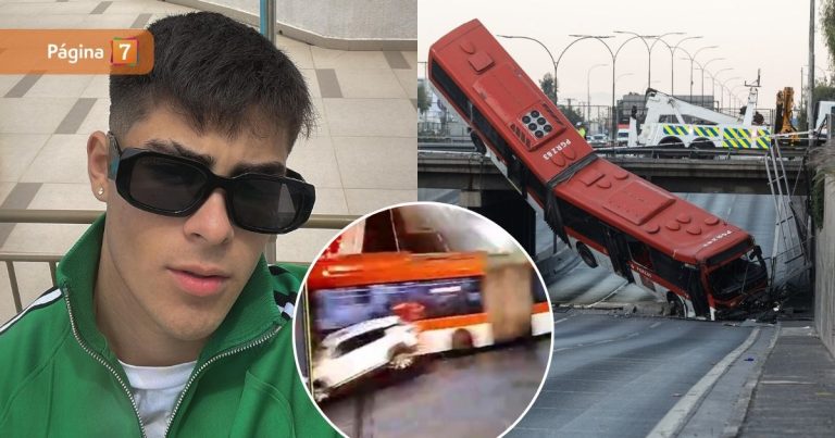 Influencer que chocó con bus RED mostró su estado desde la clínica: sufrió fractura expuesta