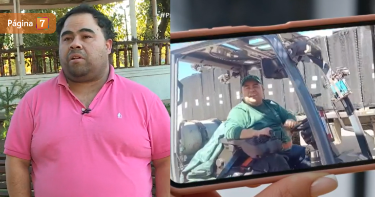 El presente del recordado recluta Álvarez en Graneros: se desempeña como operador de grúa