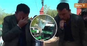 Max Collao vivió complejo momento en pleno despacho de CHV tras verse afectado por gas lacrimógeno