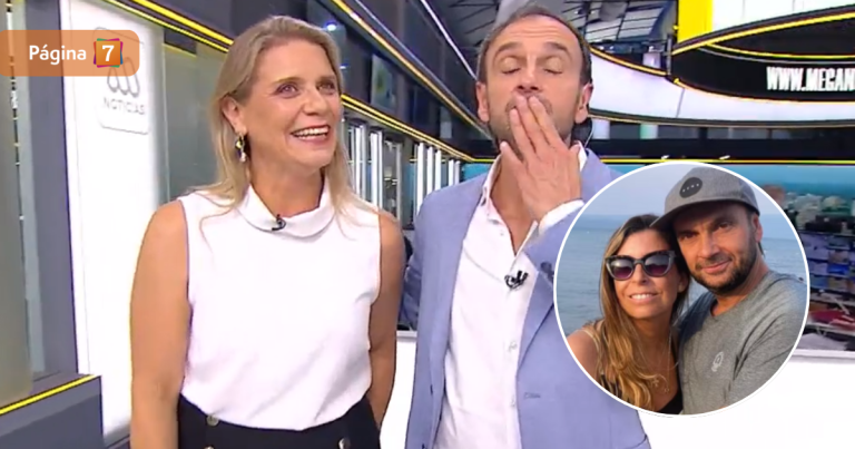 Sepu dedicó romántico saludo a su esposa en medio de noticiero: “Le mando un besito grande”