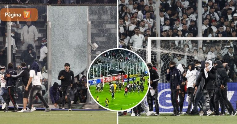 Suspenden partido entre Colo Colo y Fortaleza tras incidentes: hinchas ingresaron a la cancha