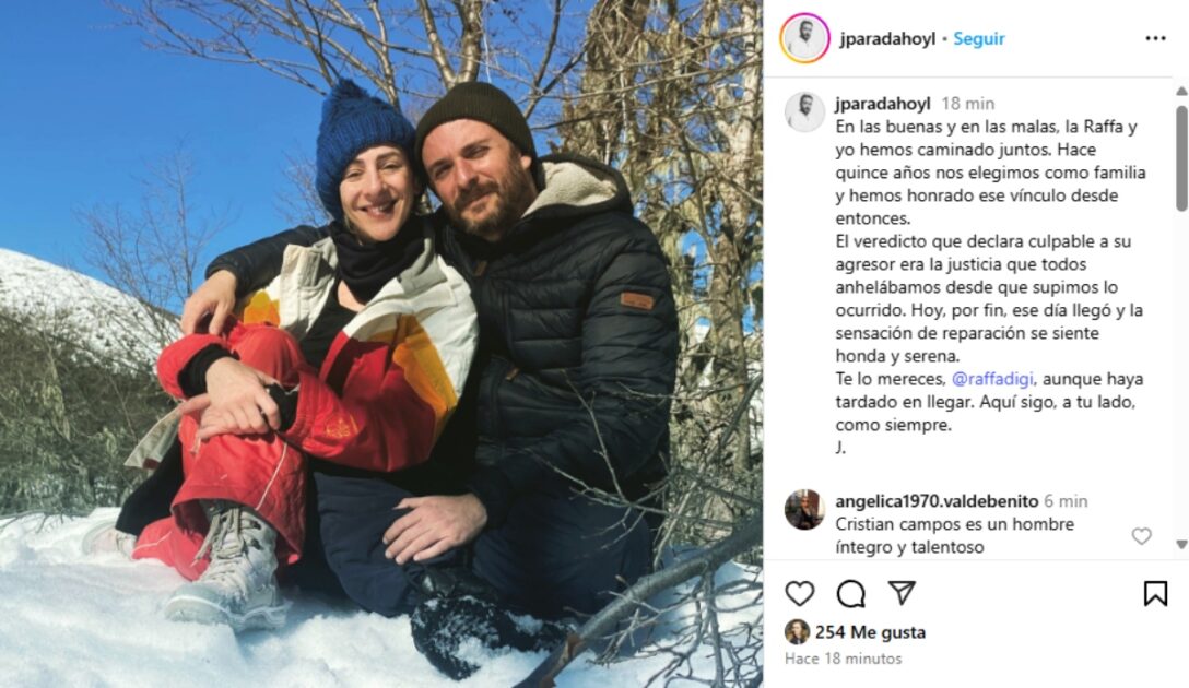 Raffaella di Girolamo y su pareja reaccionan a resolución por denuncia contra Cristián Campos