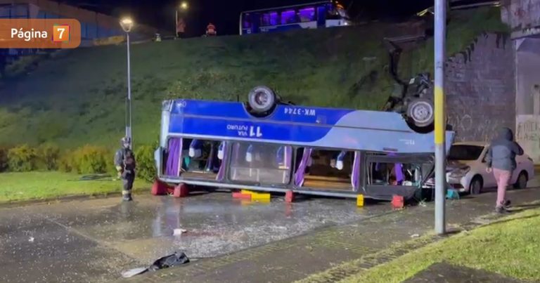 Chofer de bus que protagonizó accidente en Chiguayante tenía condena previa por tráfico de drogas