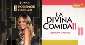 CHV sacó cuentas alegres con el rating de Podemos Hablar y La Divina Comida el pasado fin de semana