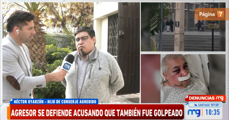 Hijo de conserje agredido revela gran dolor de su padre: 