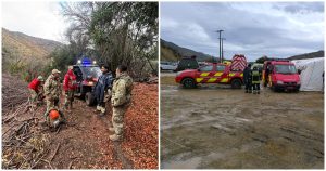 Encuentran avioneta ambulancia accidentada en Curacaví con 6 ocupantes