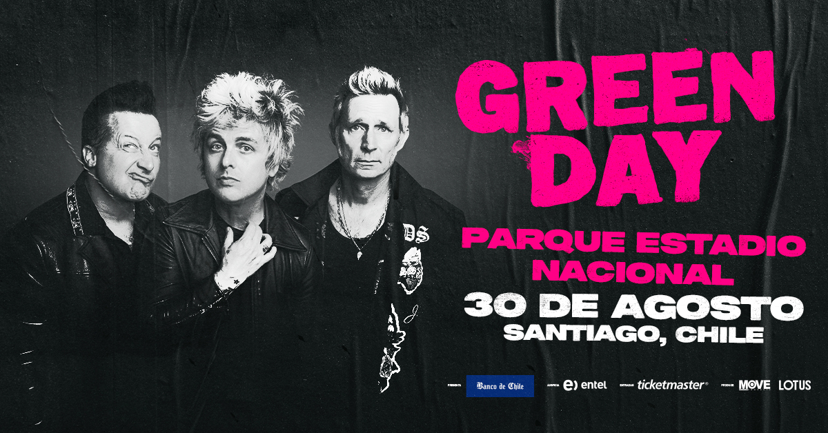 Green Day confirma show en Chile: ¿cuándo comienza la venta de entradas?