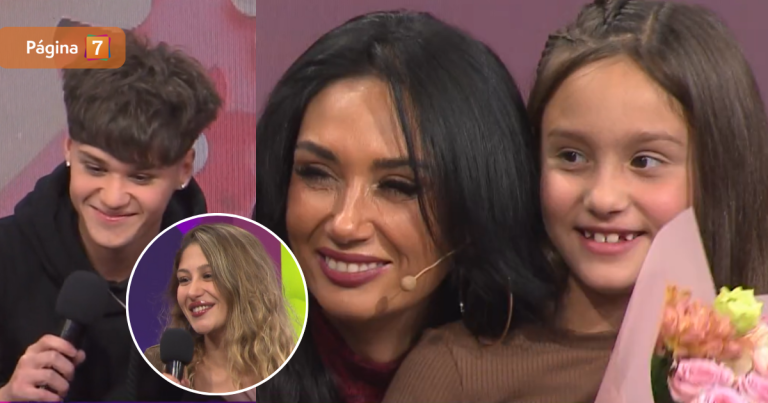 Hijos de Pamela Díaz la sorprenden en Hay que decirlo: 