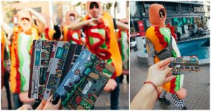 homenaje de Metro de Santiago al completo con la tarjeta Bip!