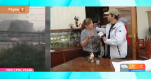 mujer protegió a su nieto del tornado en puerto varas