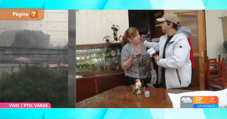 Debajo de la mesa: mujer cuenta cómo protegió a su nieto de 6 años del tornado en Puerto Varas