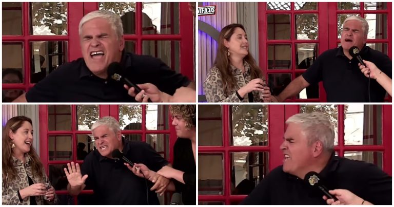 Nicolás Larraín sufrió con simulador del dolor menstrual y sacó risas: 