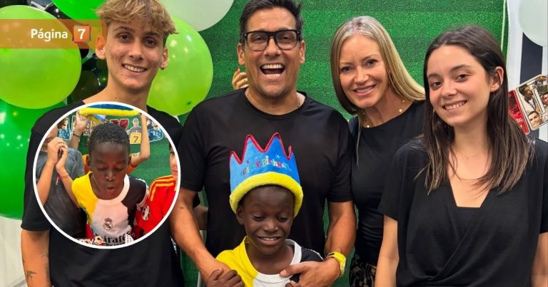 Así fue el cumpleaños en grande de Benjamín, el hijo menor de Rafael Araneda y Marcela Vacarezza