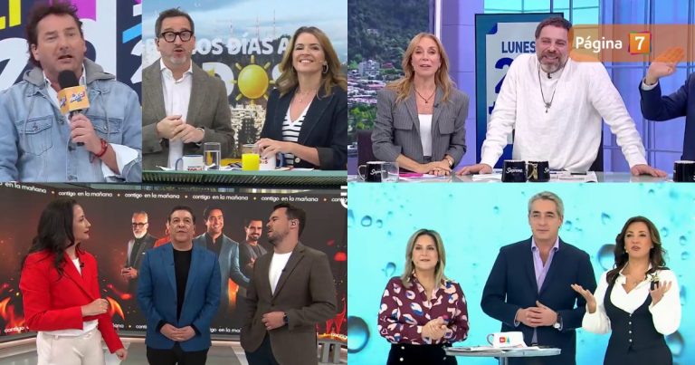 ¡Se definió por poco! Competencia por el rating matinal tuvo una reñida jornada este lunes 26