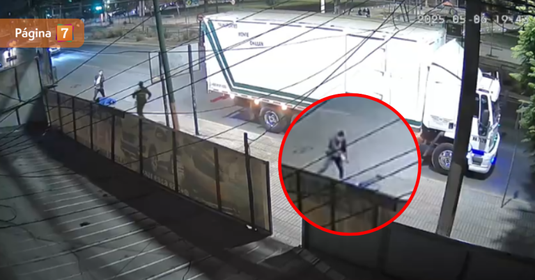 En riesgo vital delincuente que robó camión en Cerrillos: fue baleado por Carabineros