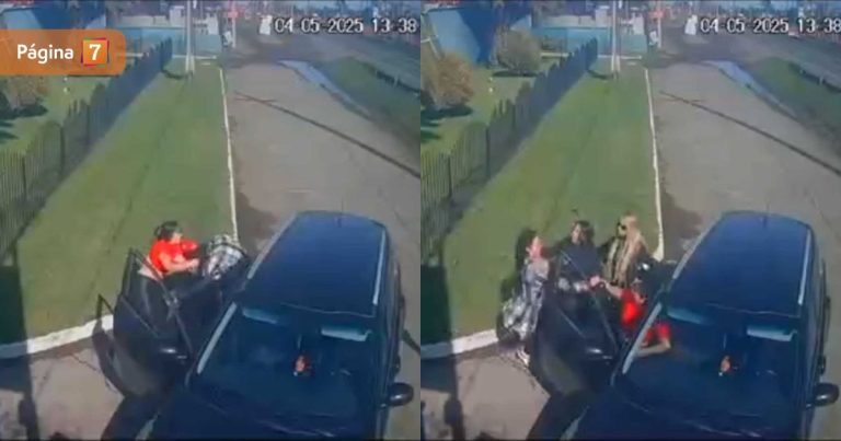 Cámara captó tiroteo en Coronel que dejó a joven en riesgo vital: recibió balazo en cabeza y espalda