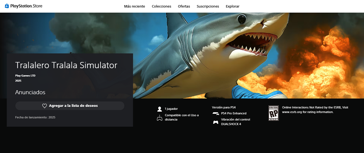 ¿Tralalero Tralala y sus amigos llegan a PlayStation? Inesperado anuncio descolocó a jugadores