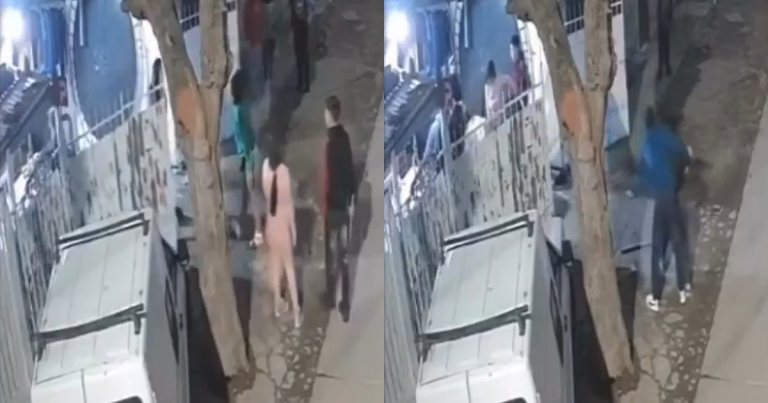 Cerro Navia: impactante video muestra momento en que mujer venezolana recibe disparo en discusión