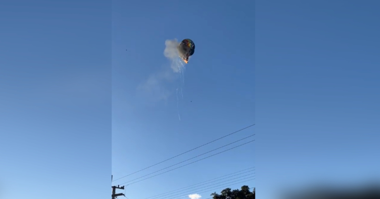 Piloto de globo aerostático que cayó en Brasil ordenó que personas saltaran ante emergencia