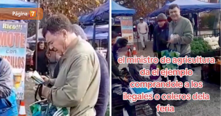 Critican a ministro de Agricultura tras ser captado comprando paltas a coleros: 