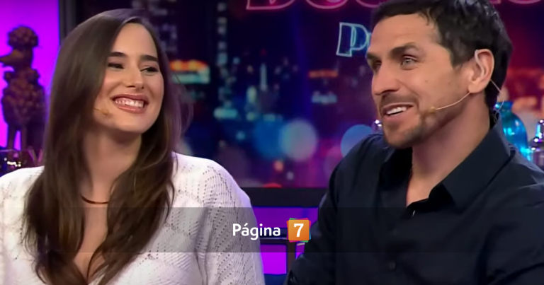 Meli Noto mostró su avanzado embarazo en TV: contó su historia de amor junto a Pangal