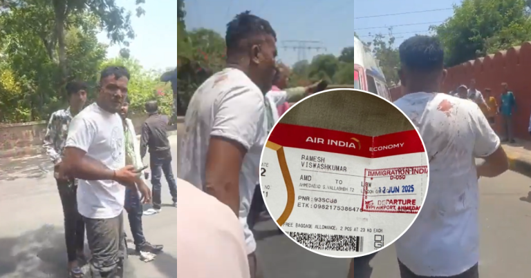 Confirman un solo sobreviviente en fatal accidente de avión Air India: “Todo pasó muy rápido”