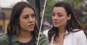 Filtran escena del primer beso entre Karina e Ignacia en El Jardín de Olivia