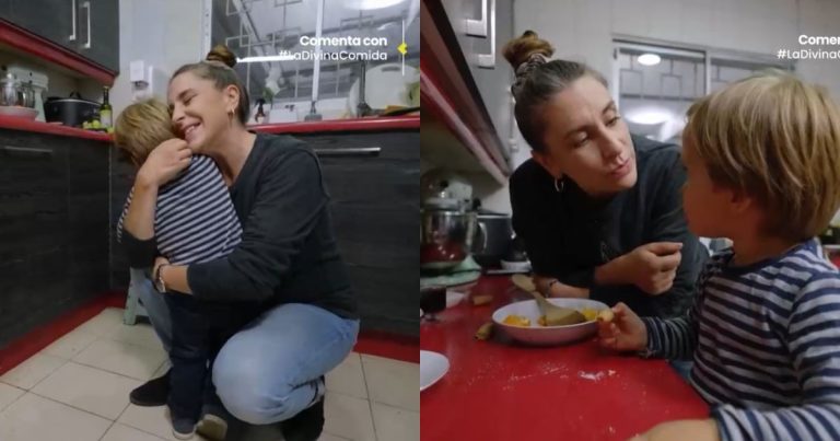 Patricia López recibió especial ayuda de su hijo en 'La Divina Comida': ya tiene dos años y medio