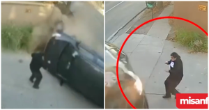 Hombre salvó de milagro de ser arrollado por auto en San Felipe: "Dicen que algo me tiró para atrás"