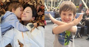 mamá de valentín, niño que cayó del piso 13