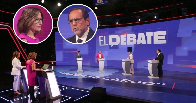 ¿Mulet o... Tulet? Candidato reaccionó a comentado lapsus de Cony Santa María en debate presidencial