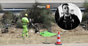 Imágenes muestran cómo quedó lamborghini de fallecido futbolista Diogo Jota: totalmente calcinado